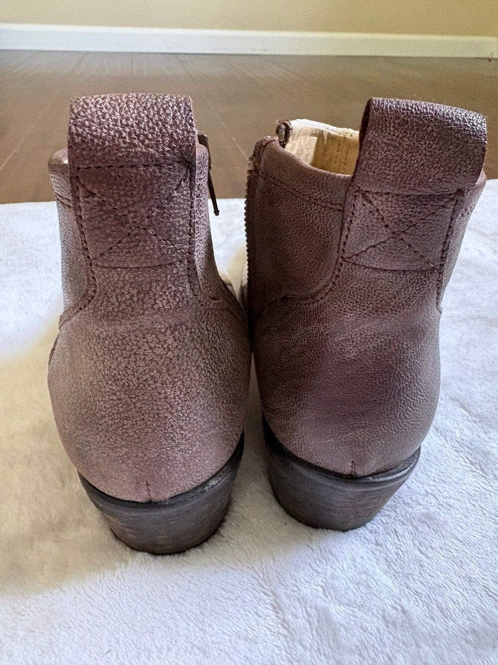 FP Flying Ranch Western Booties EU 36 US 6 Snakeskin Leather Cowgirl Boots Boho - Picture 4 of 12